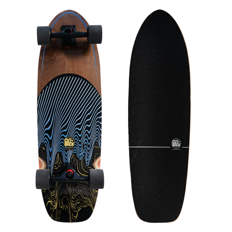 Surfskate Cutback Surfskates Dark Blue 34"