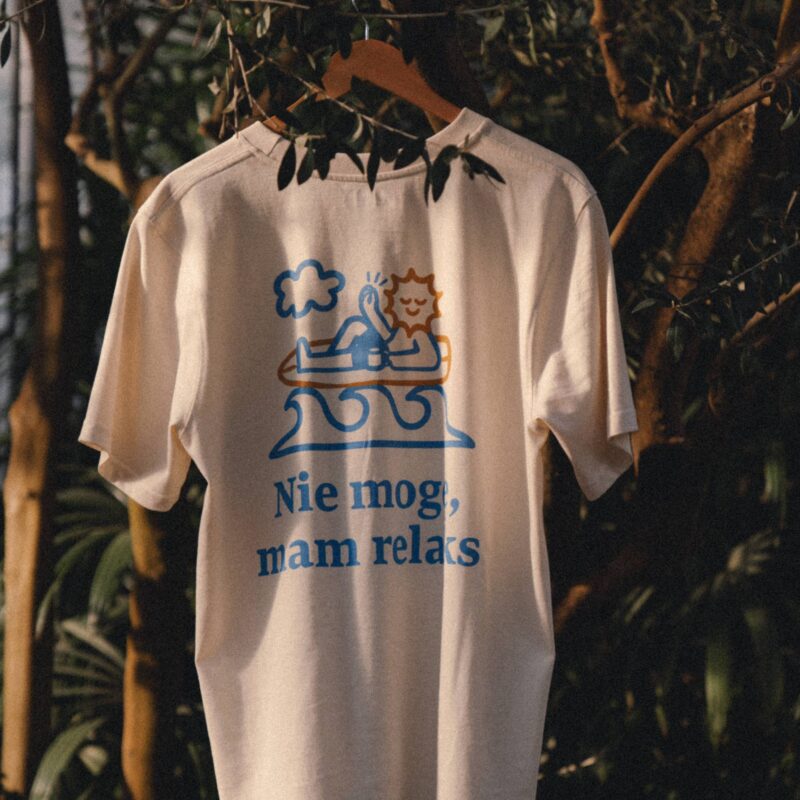 T-Shirt Calma: Nie mogę, mam relaks